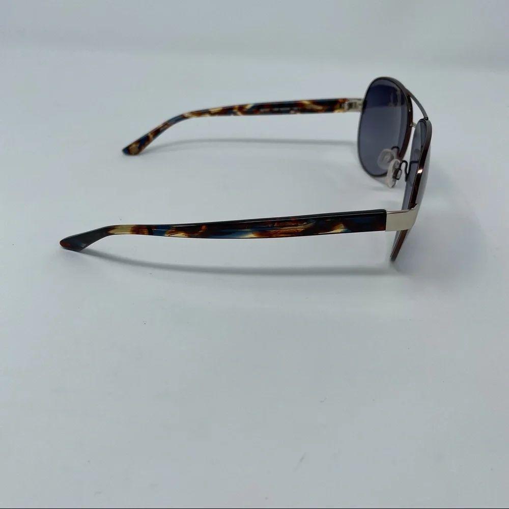 Anne Klein‎ Brown Blue Tortoise Sunglasses